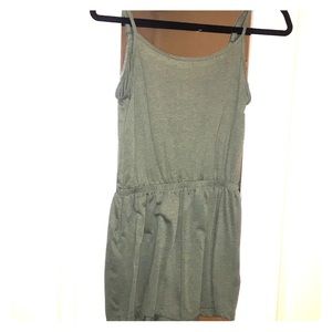 H&M DIVIDED olive green romper NWOT